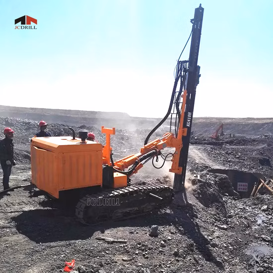 Mining Project Drill Rig Crawler Separated DTH Surface Drilling Rig Machine